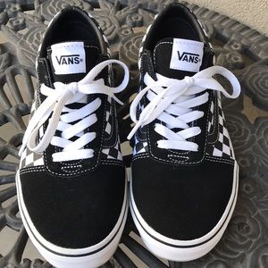 Classic checkered vans